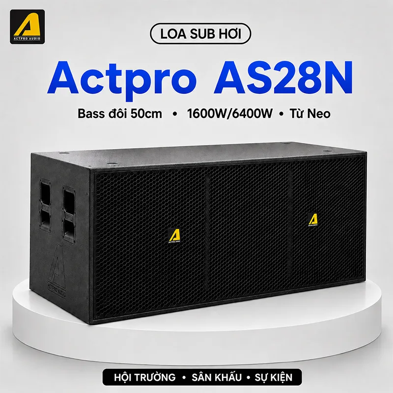 Loa Sub Hơi Kép Bass 50cm Array Actpro AS28N
