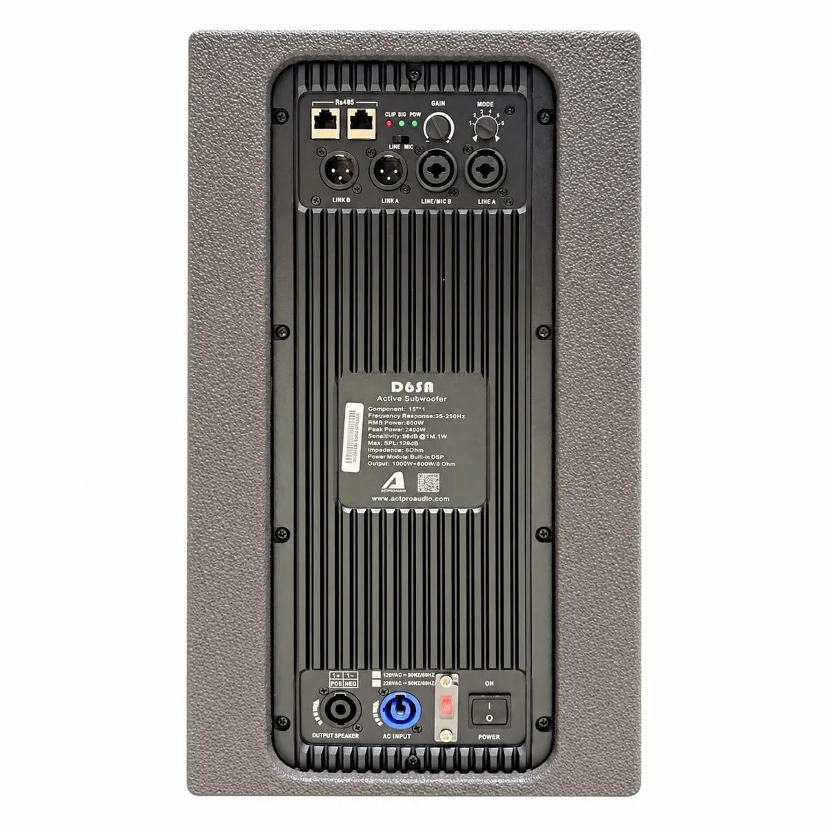 Bảng điều khiển DSP và kết nối Actpro D6SA