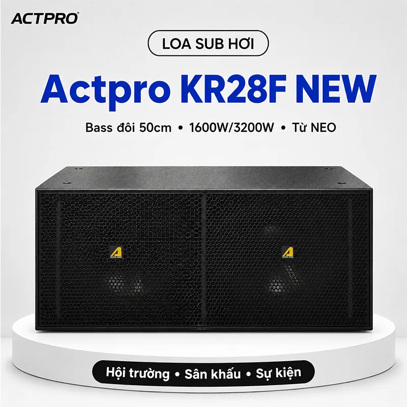 Loa Sub Hơi Kép Bass 50cm Array Actpro KR28F NEW