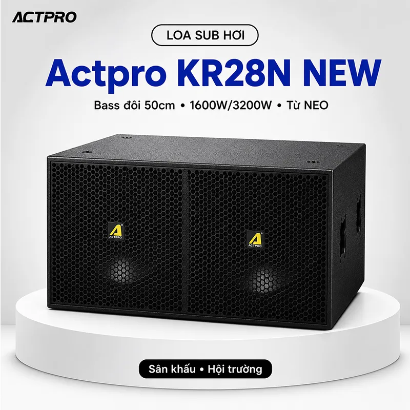 Loa sub Hơi Kép Bass 50cm Array Actpro KR28N New