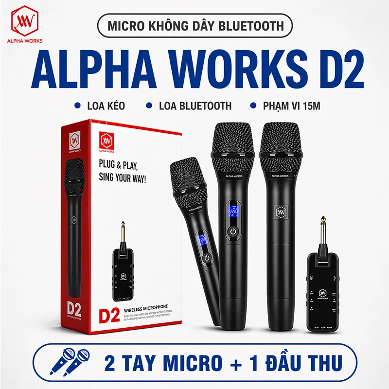 Micro không dây Alpha Works D2