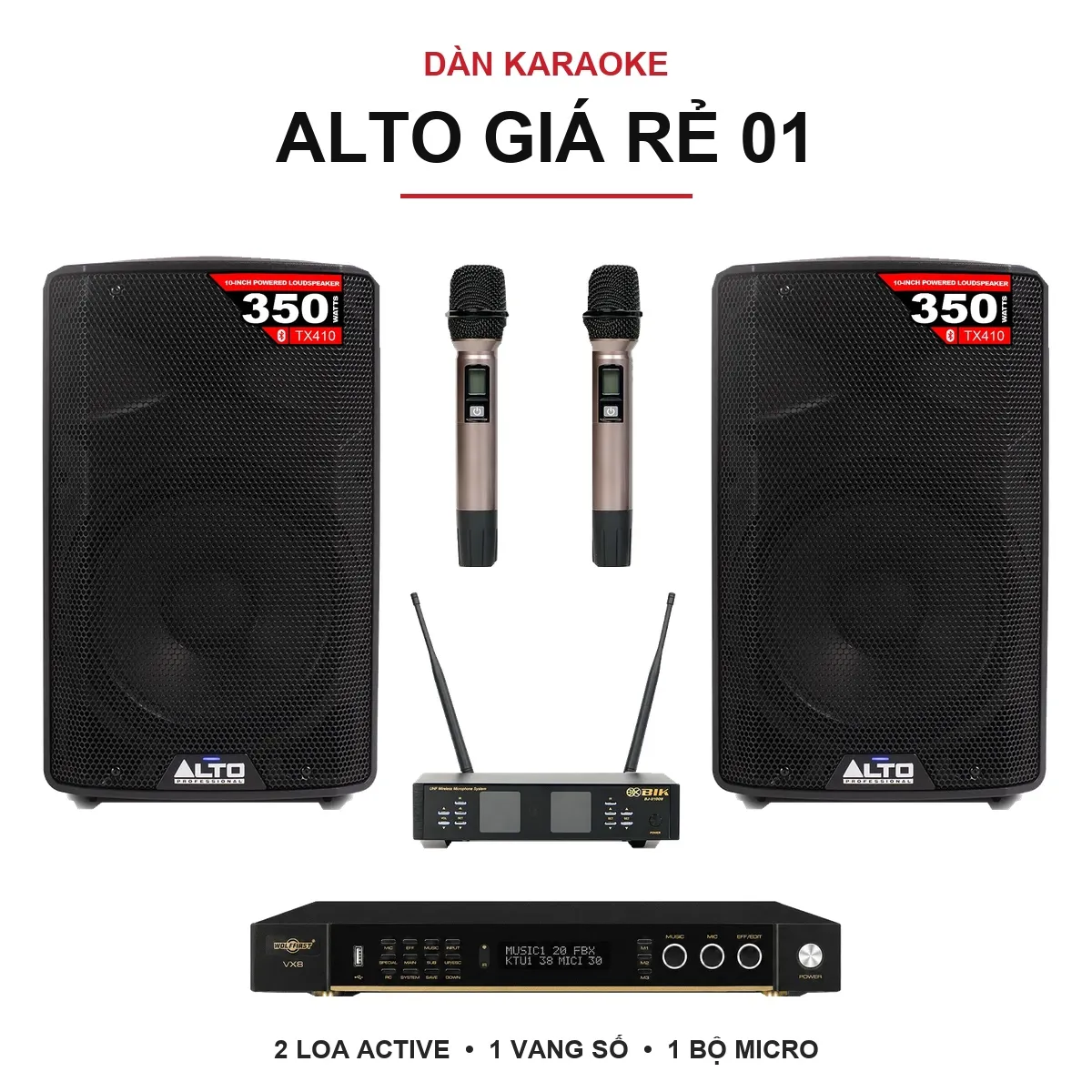 Dàn karaoke Alto giá rẻ 01