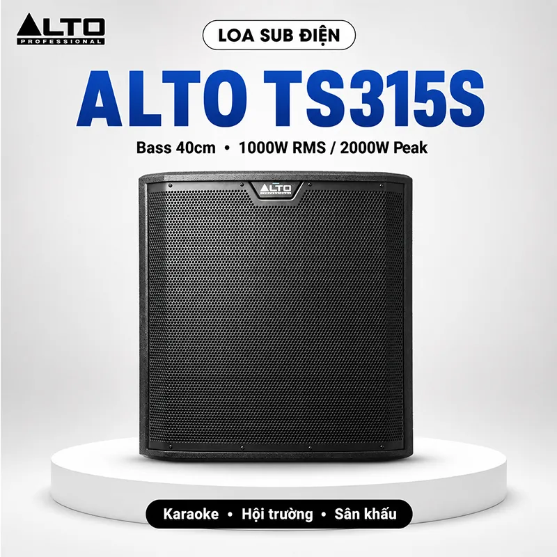 Loa Sub điện Alto TS315S (bass 40)