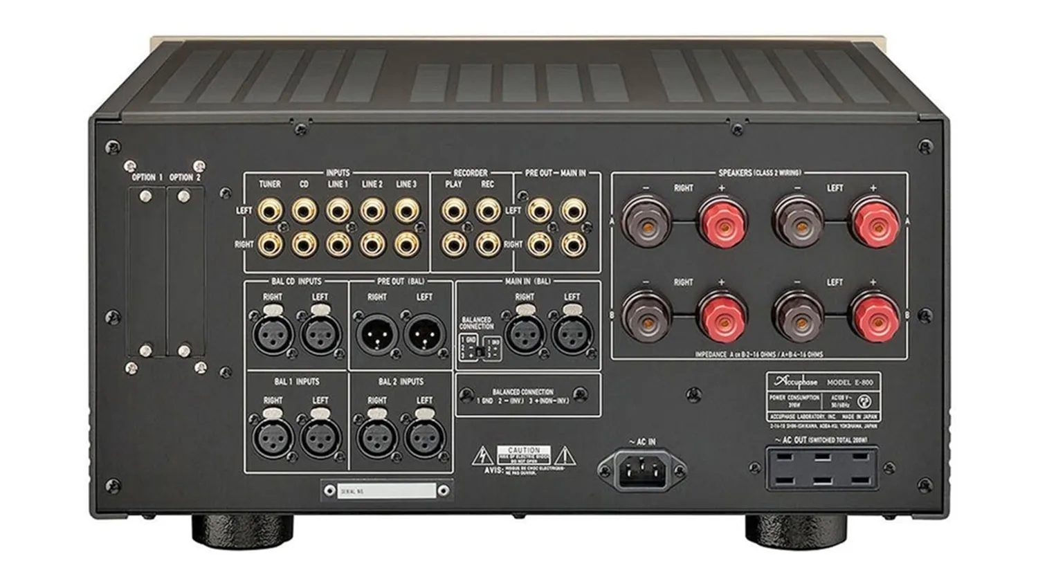 Amply Accuphase E800( 2 kênh, 50W/CH 8Ohm, Made in Japan) - Hình 2
