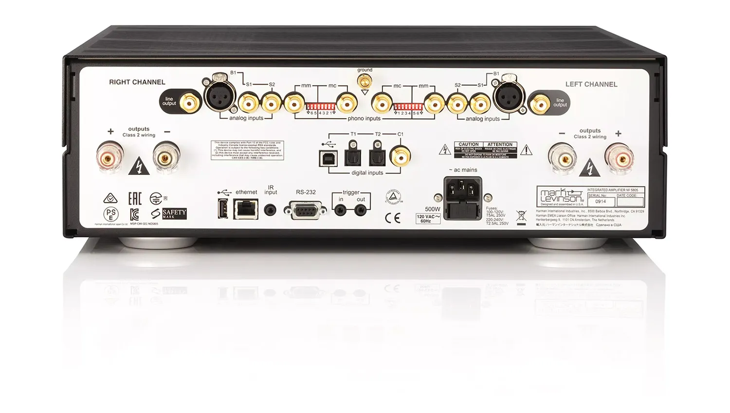 Ampli Mark Levinson No 5805 - Hình 3