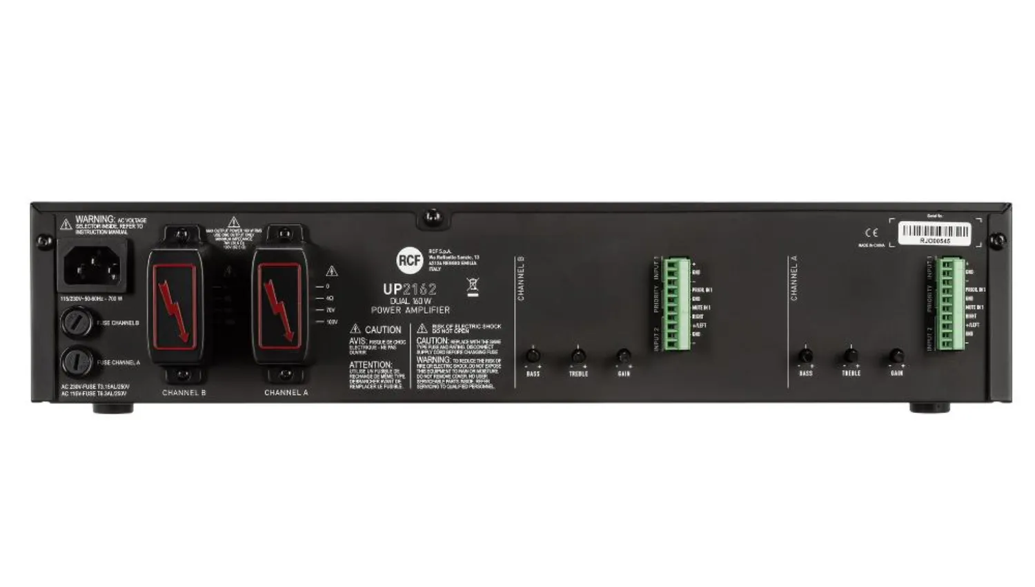 Amply 2 Kênh RCF UP 2162