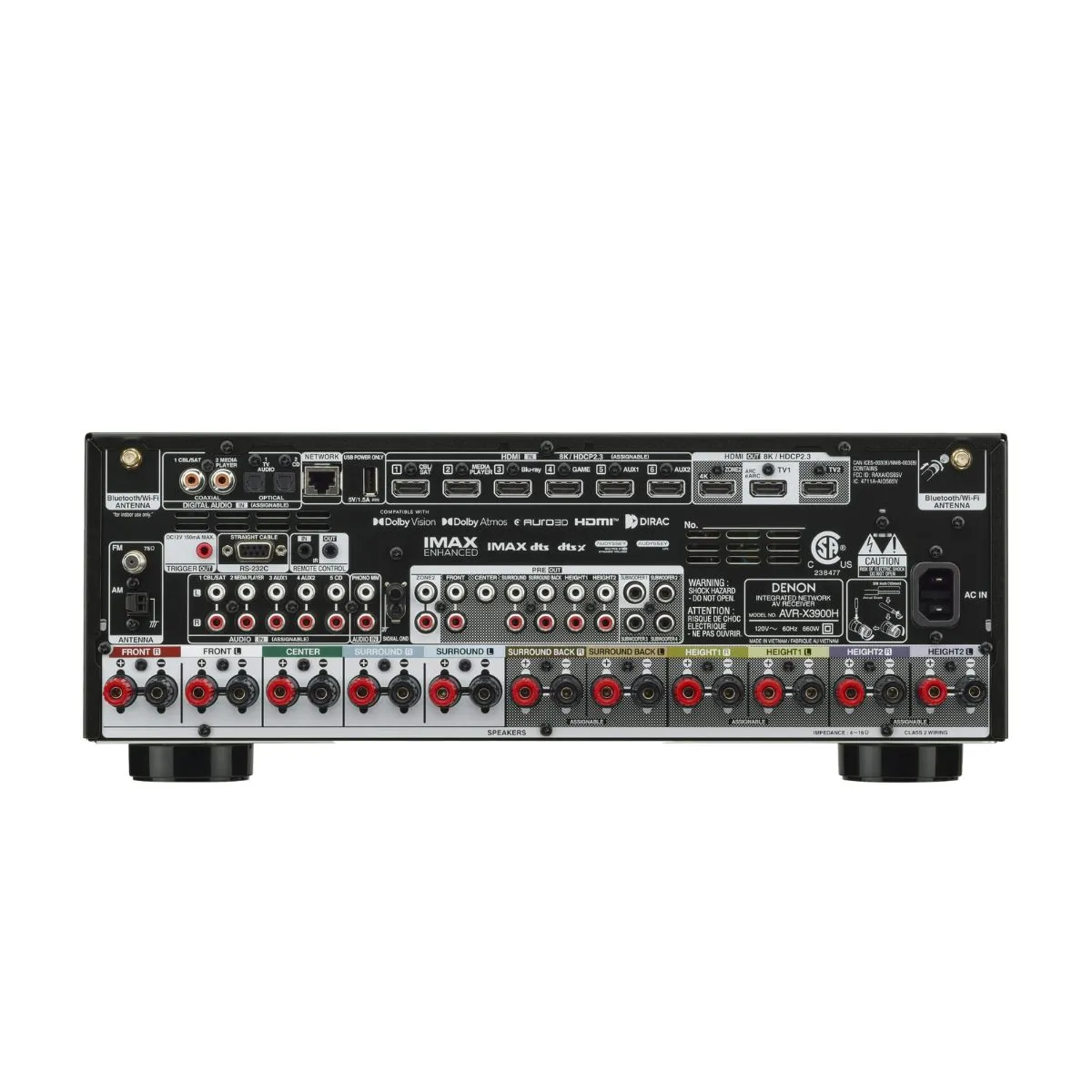 Amply Denon AVR-X3900H
