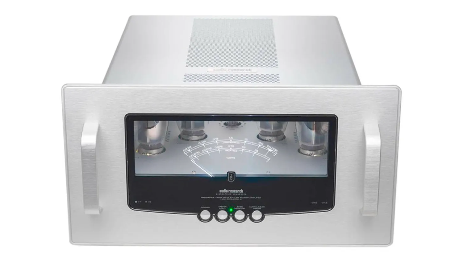 Amply Audio Research Reference 160M màu trắng mặt trước