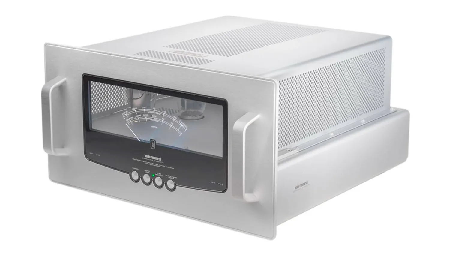 mặt bên Amply Audio Research Reference 160M màu trắng