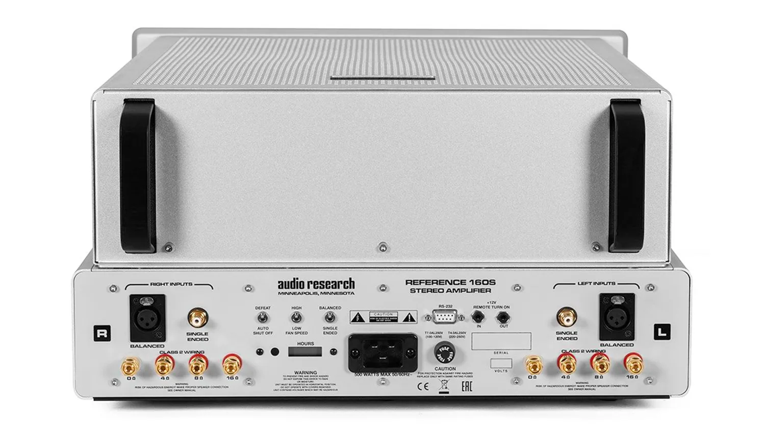 mặt sau Amply Audio Research Reference 160S