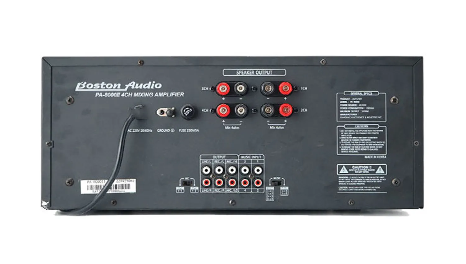 Amply karaoke Boston PA-8000II