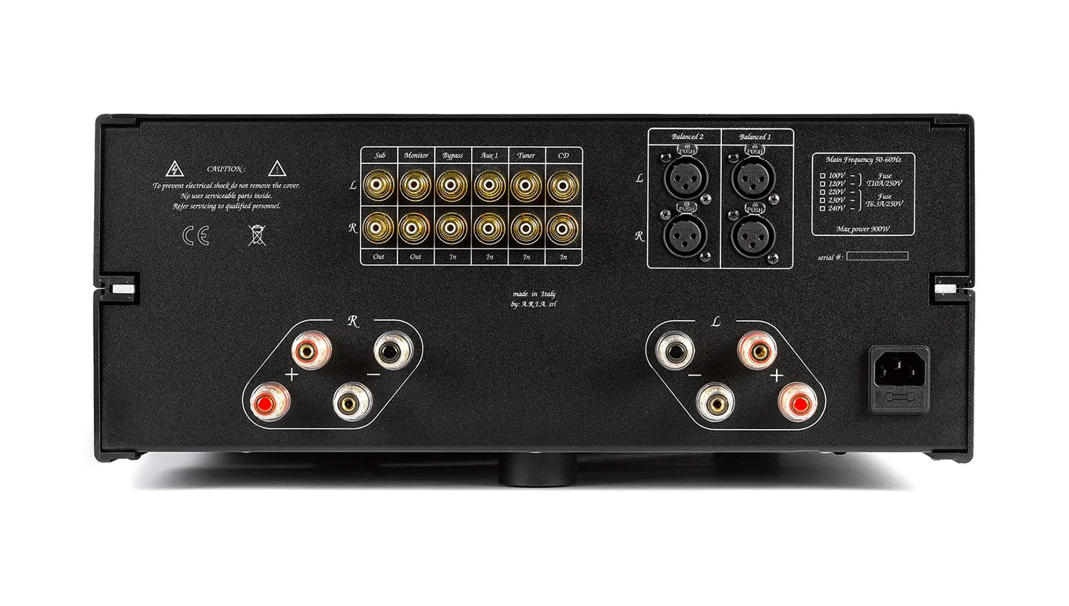 mặt sau Amply đèn Unison Research Unico 90