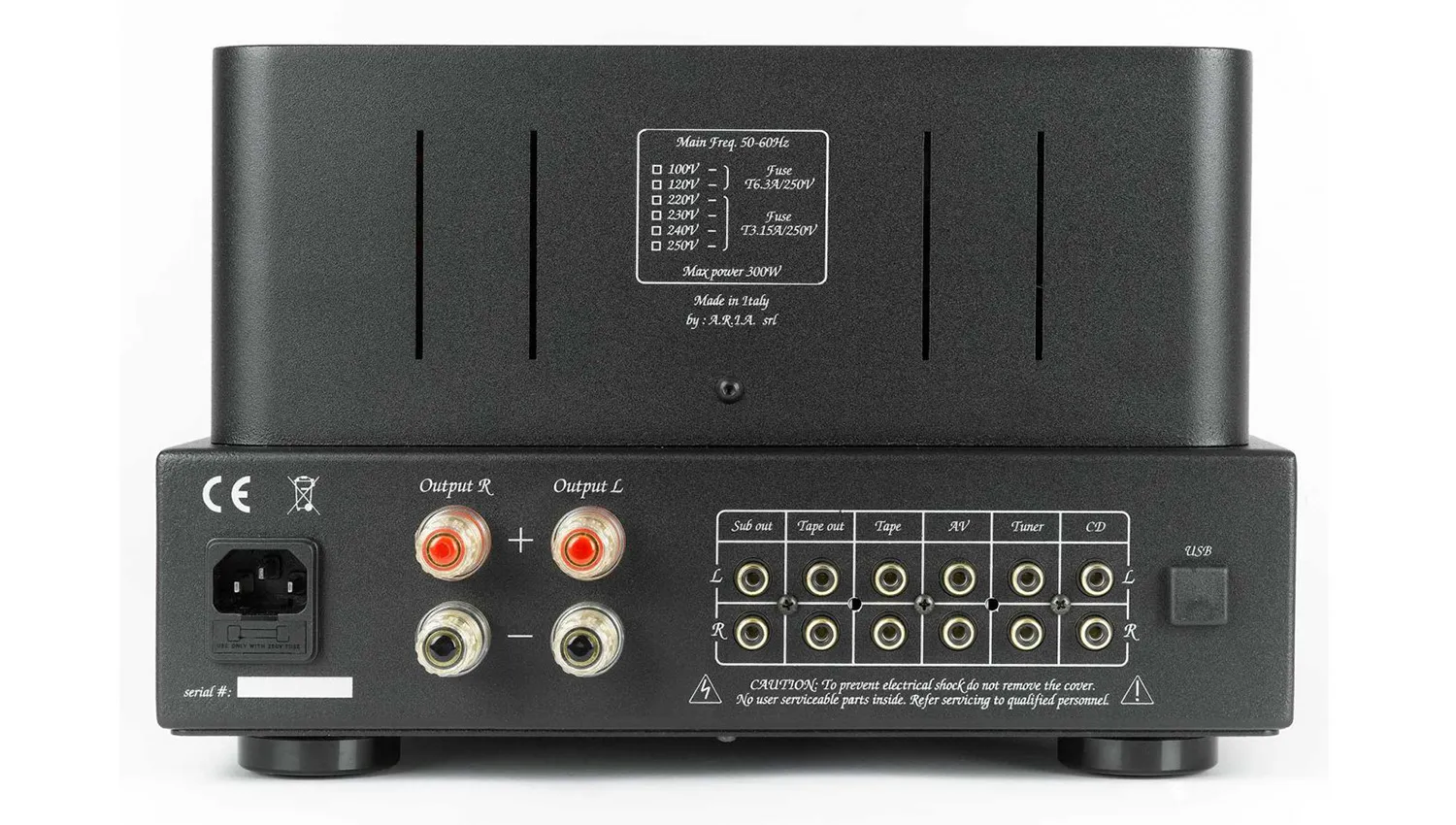 mặt sau Amply đèn Unison Research Triode 25