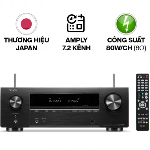 Amply Denon AVR-X1700H (7.2 kênh)