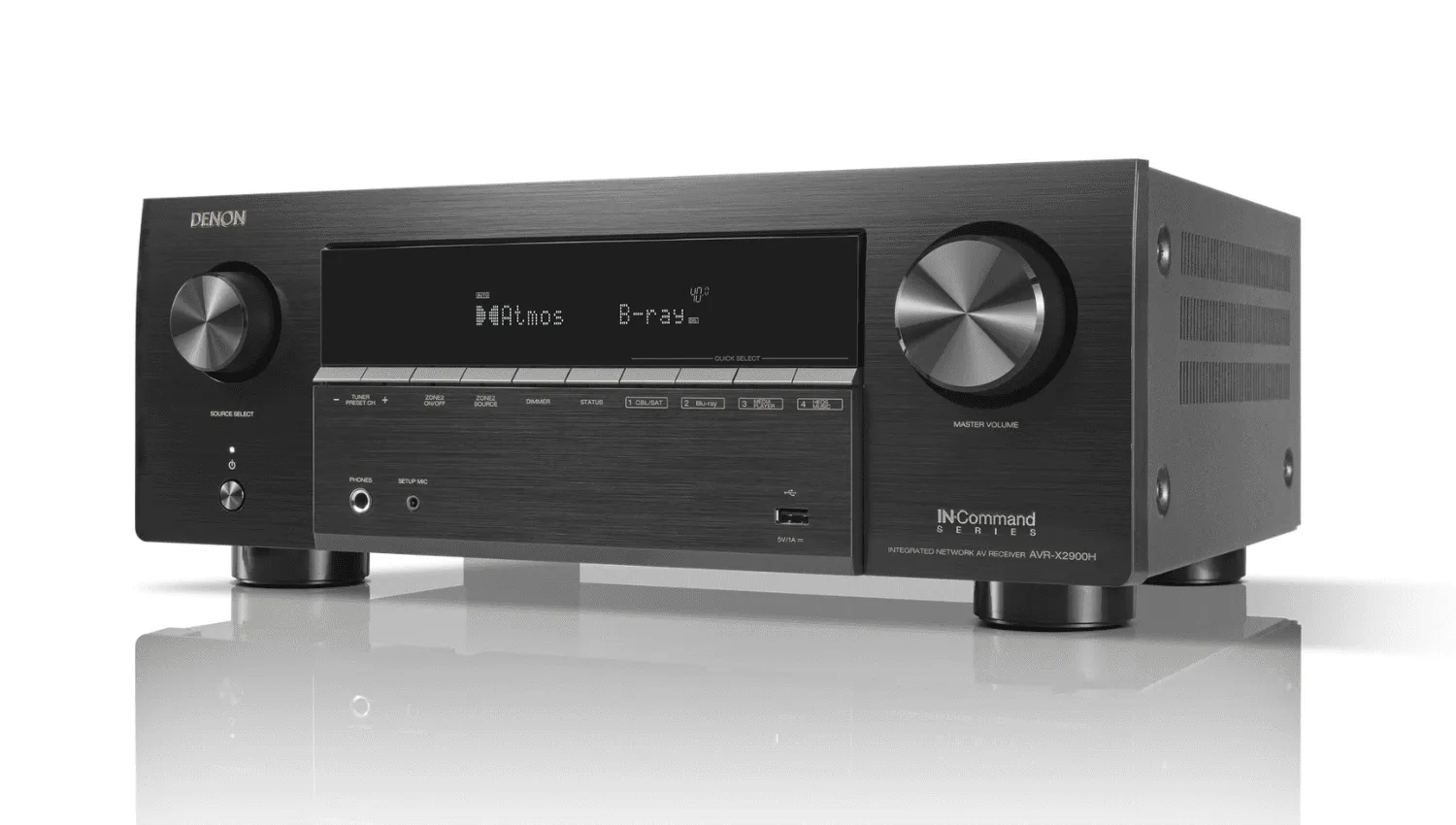 Amply Denon AVR-X2900H (7.2 kênh, 95W/CH, HEOS, 8K) - Hình 4