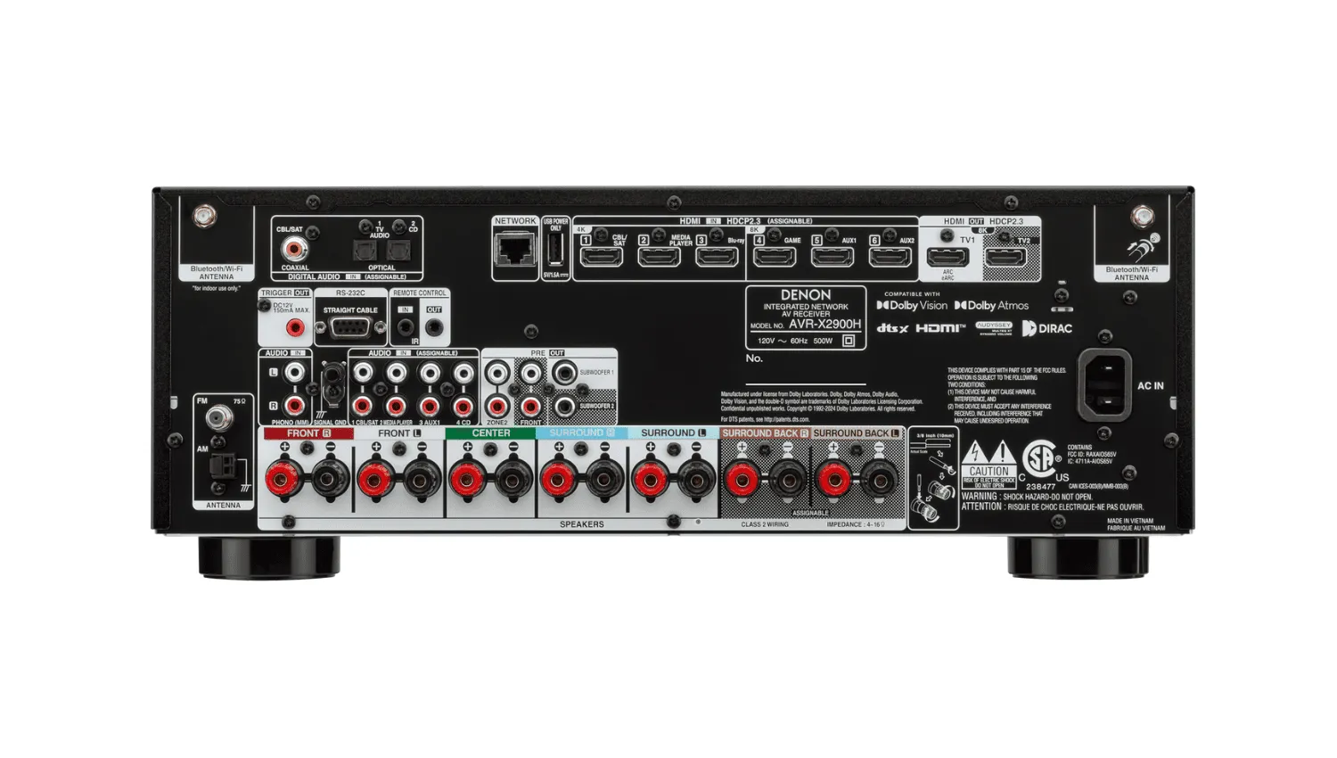 Amply Denon AVR-X2900H