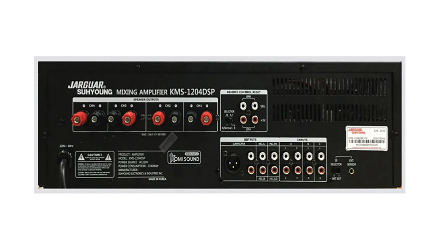 Amply Jarguar Suhyoung KMS-1204 DSP