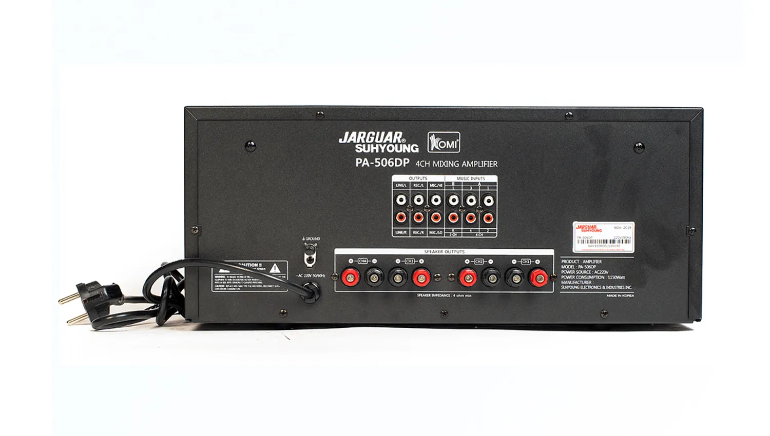 Amply Jarguar Suhyoung 4 kênh PA-506DP
