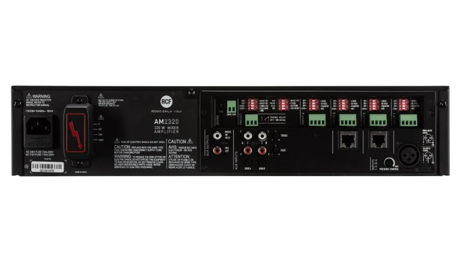 Amply liền Mixer RCF AM 2320