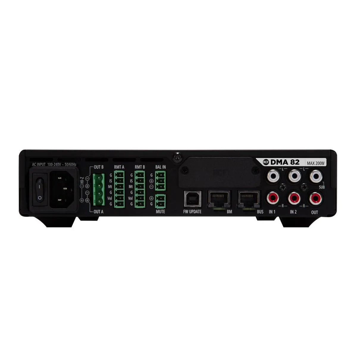 Amply liền mixer số 2 kênh RCF DMA 82