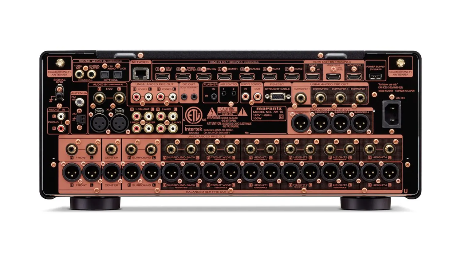 mặt sau Amply Marantz AV 10