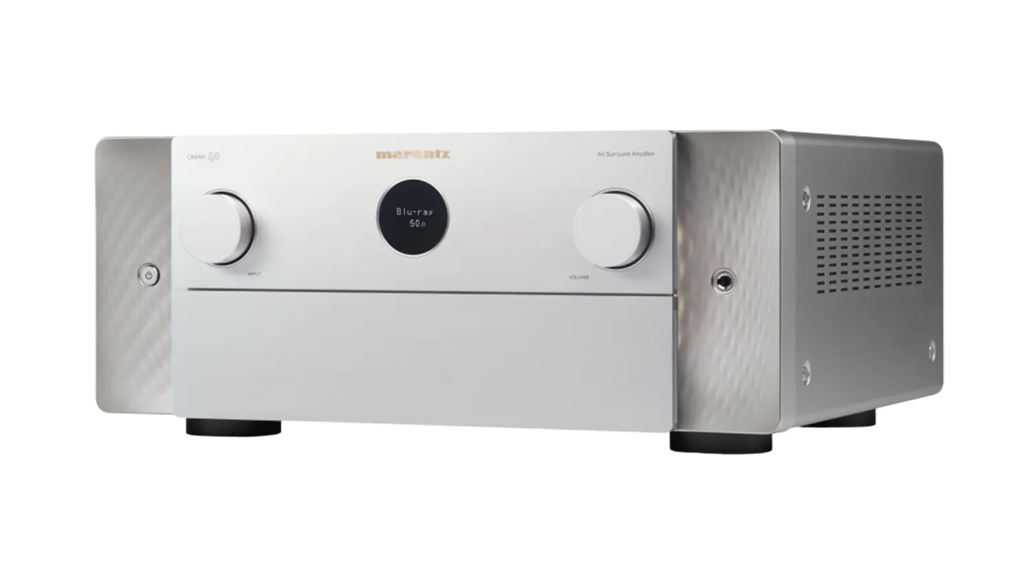 mặt trước Amply Marantz Cinema 40 màu bạc