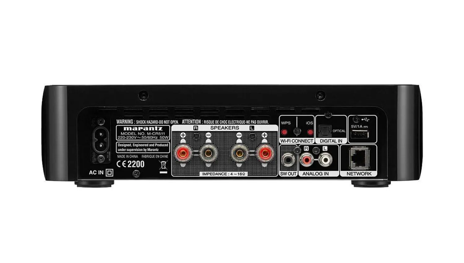 mặt sau Amply Marantz MCR511