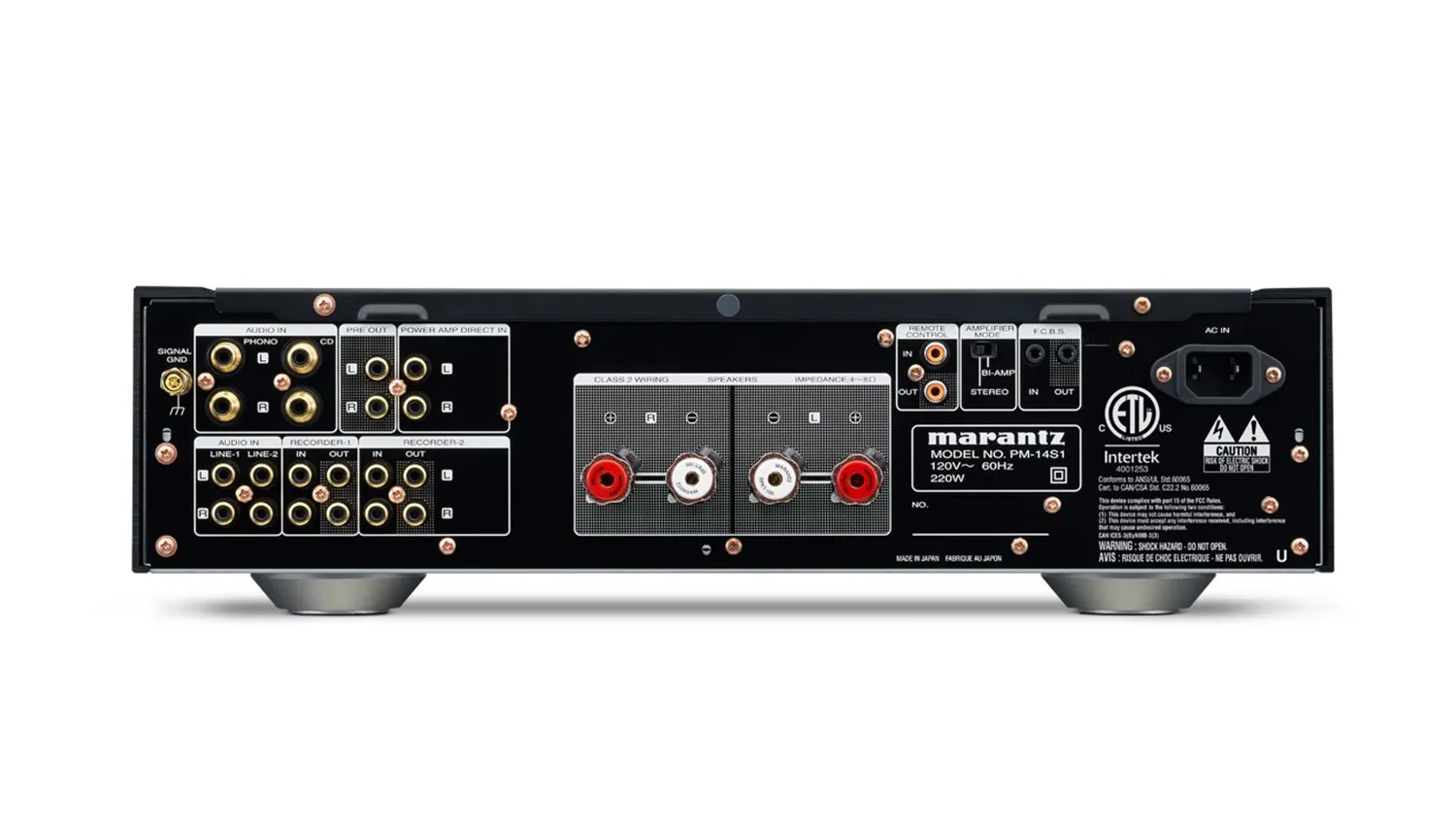 mặt sau Amply Marantz PM14S1