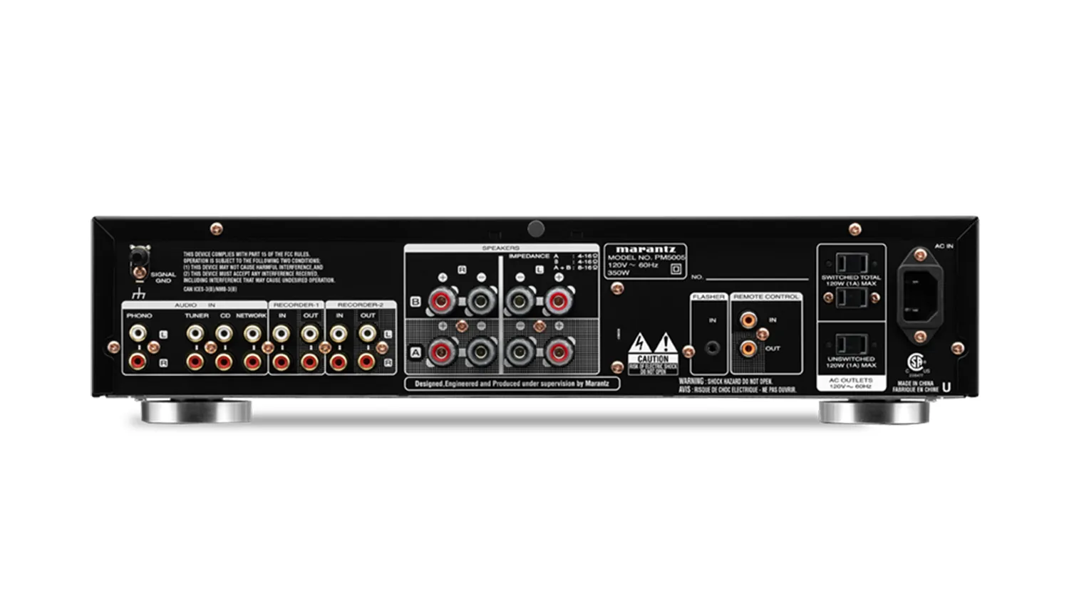 mặt sau Amply Marantz PM5005