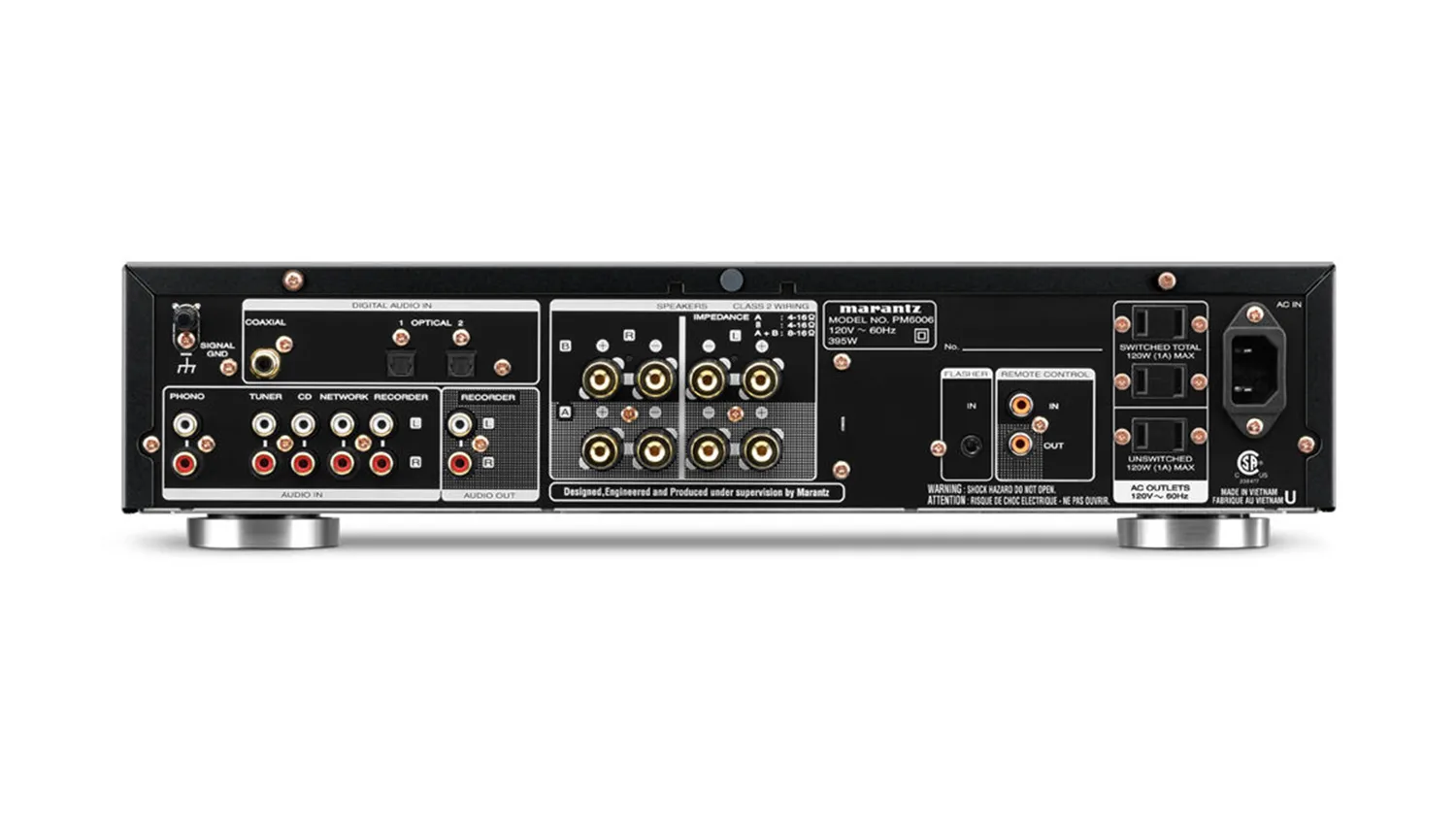 mặt sau Amply Marantz PM6006