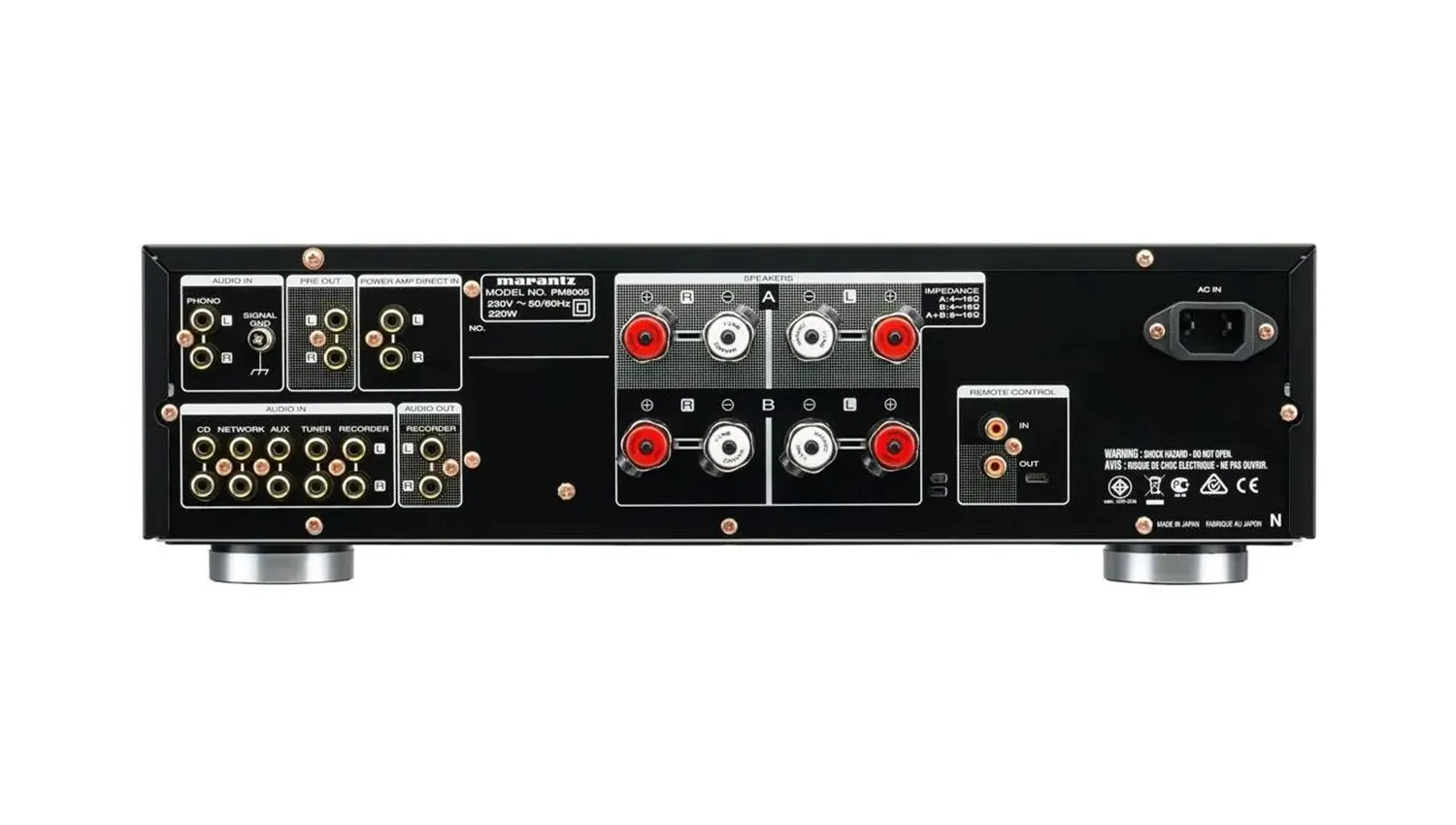 mặt sau Amply Marantz PM8005