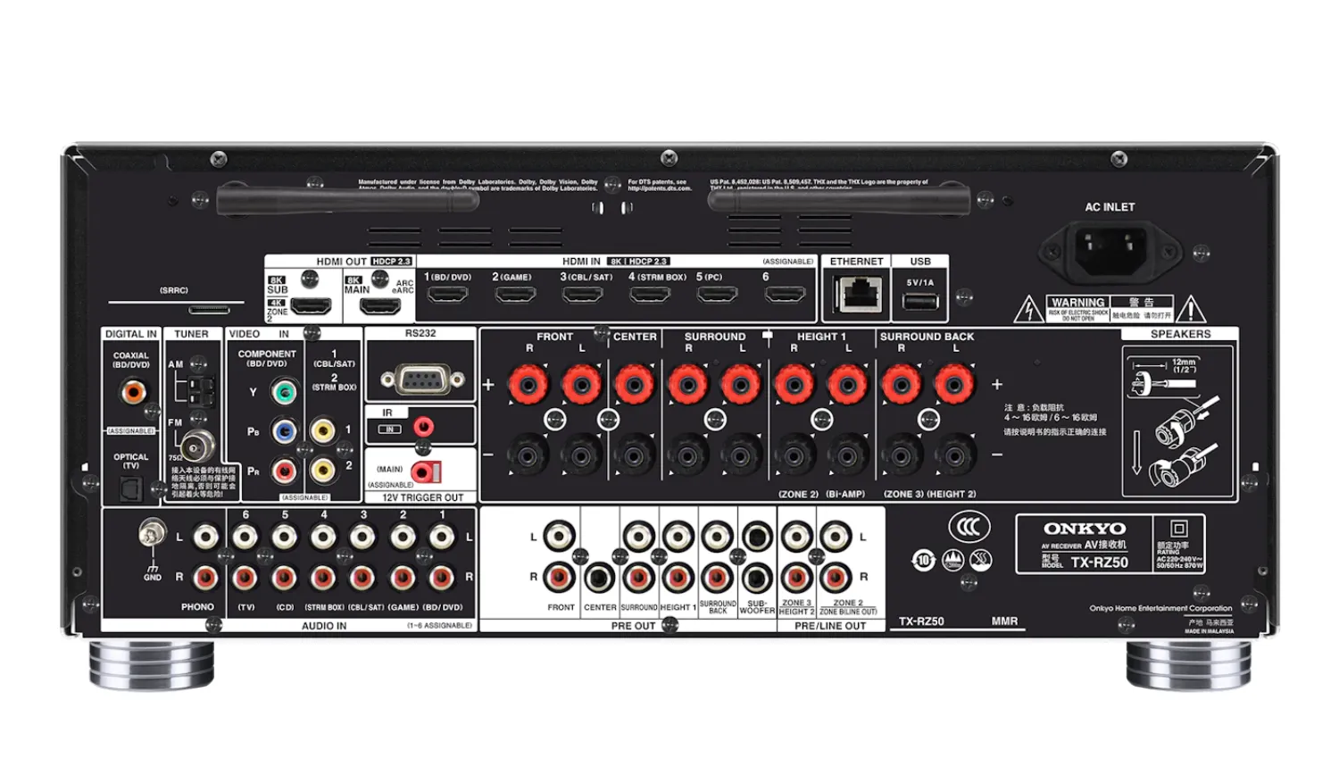 Amply Onkyo TX-RZ50