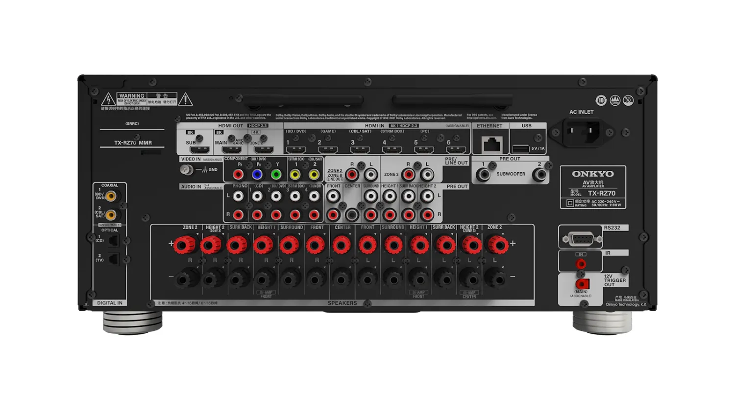 Amply Onkyo TX-RZ70