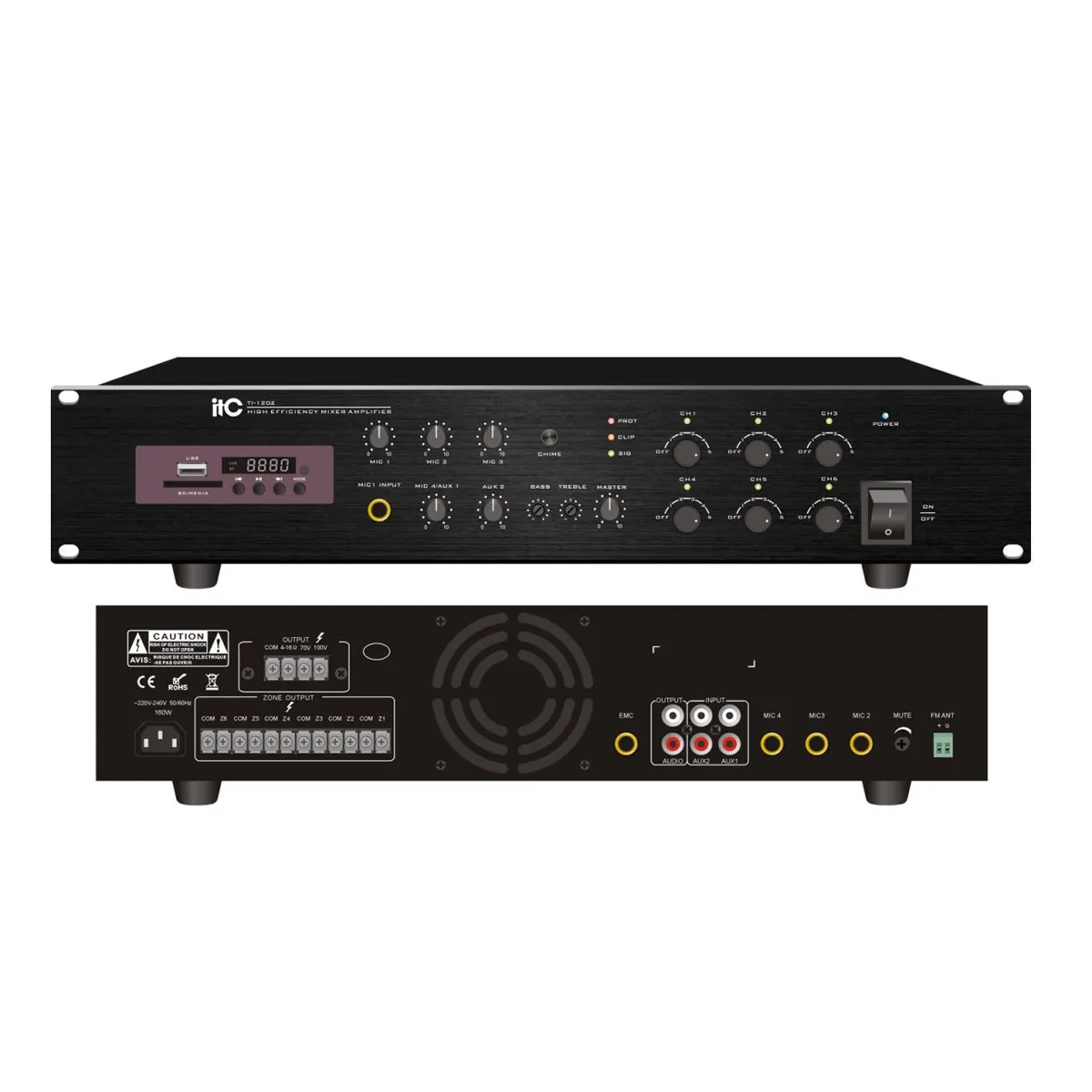 Amply phân vùng ITC TI-120Z