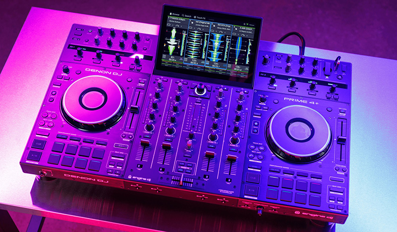 Bàn DJ Denon Prime 4+