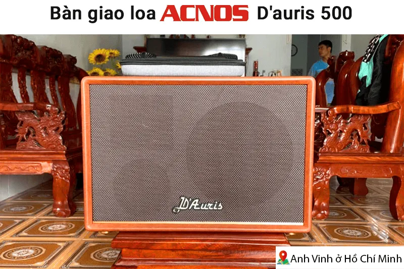 Bàn giao loa Acnos D'auris 500 cho anh Vinh tại TP HCM