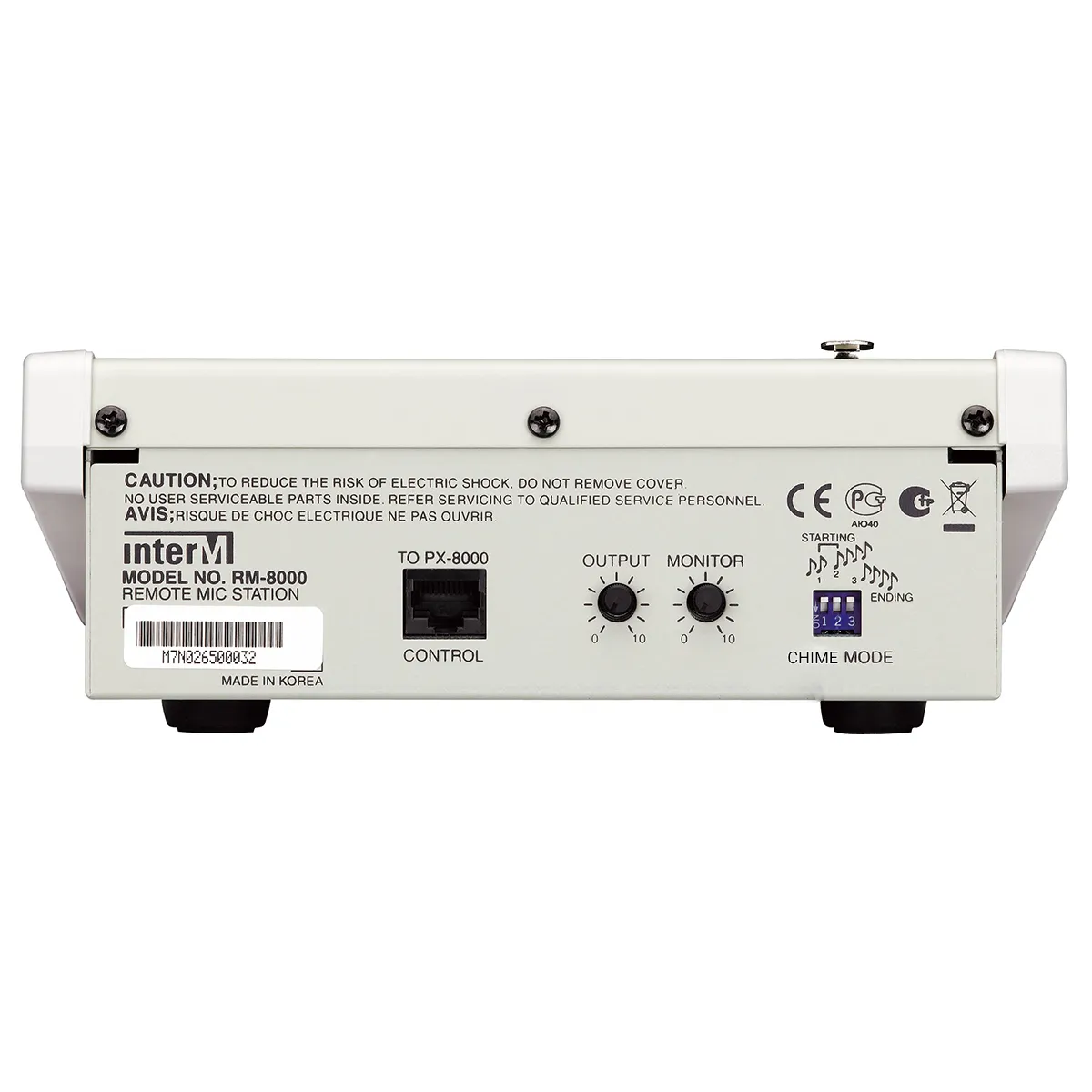 Bàn gọi điều khiển từ xa Inter-M RM 8000