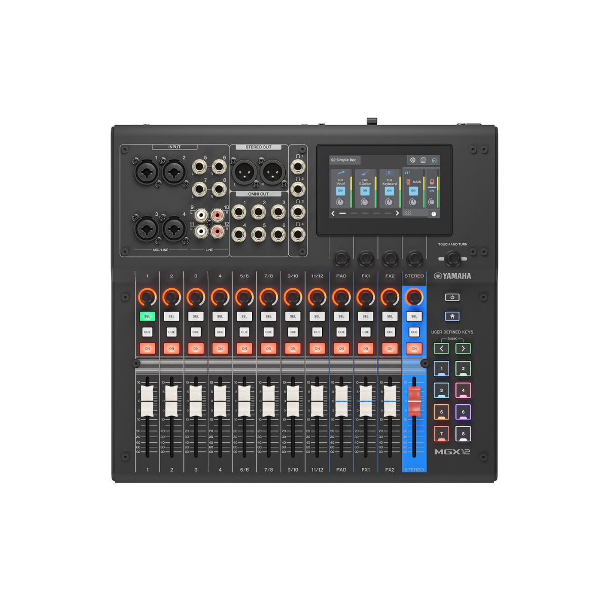 Bàn Mixer Yamaha MGX12 (Mixer Digital, 18 kênh) - Hình 1