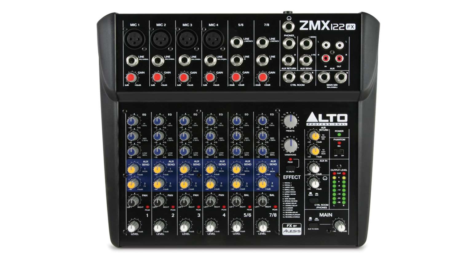 Bàn mixer mini Alto ZMX122FX