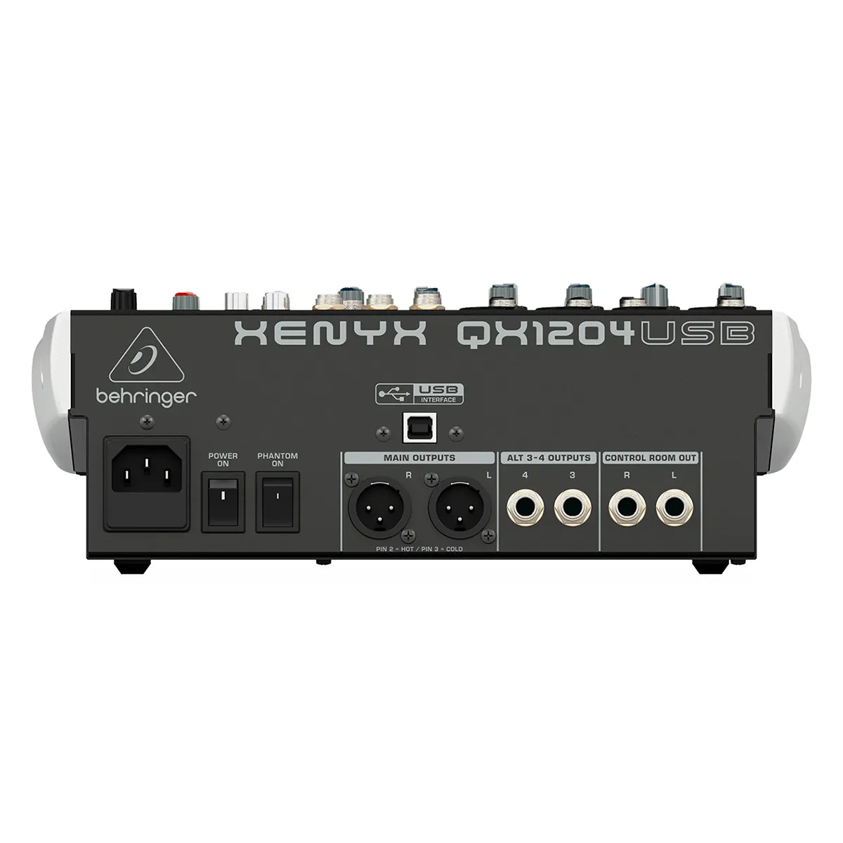 Mặt sau Bàn mixer Behringer QX1204USB