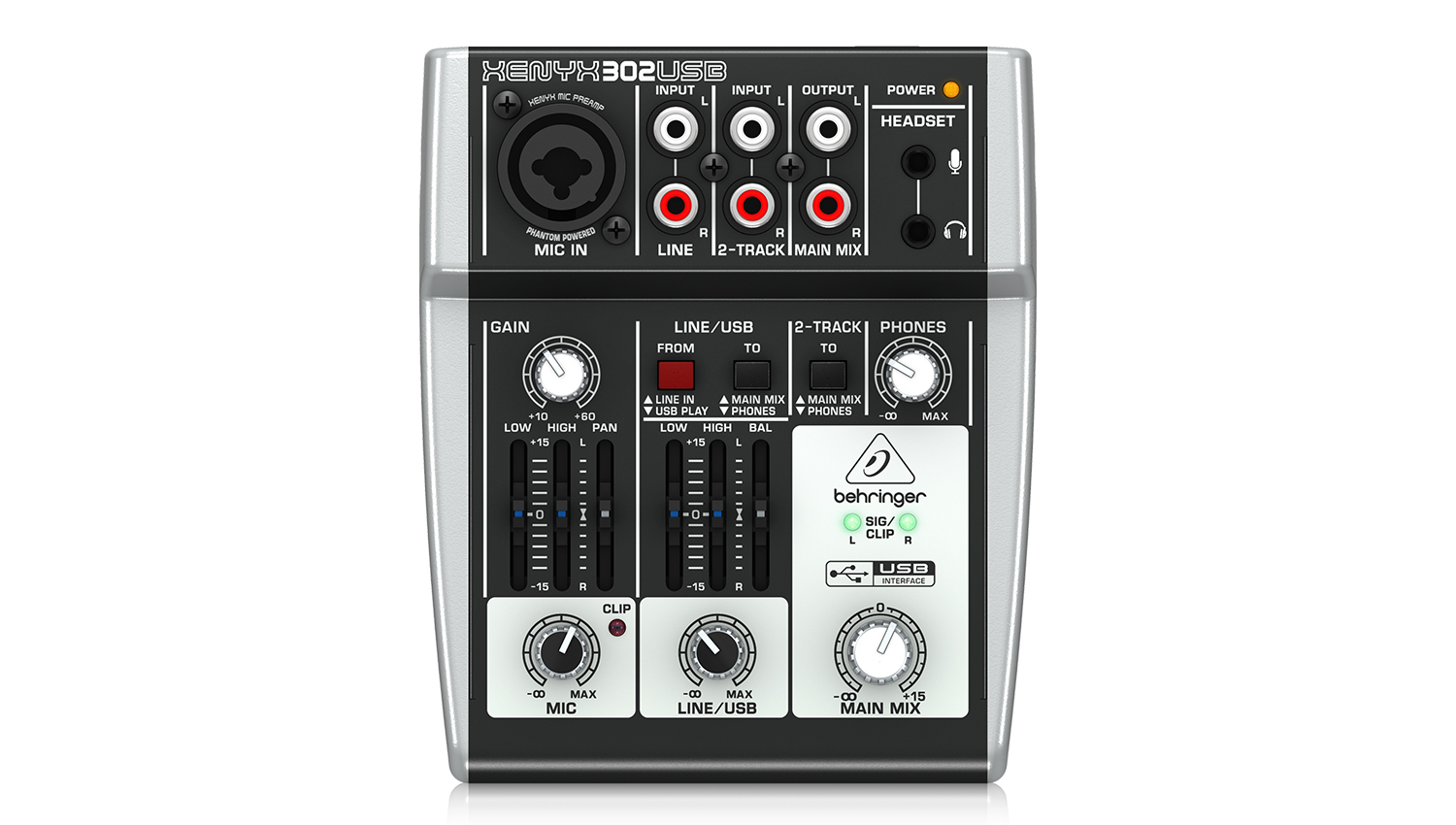 Bàn mixer Behringer Xenyx 302USB