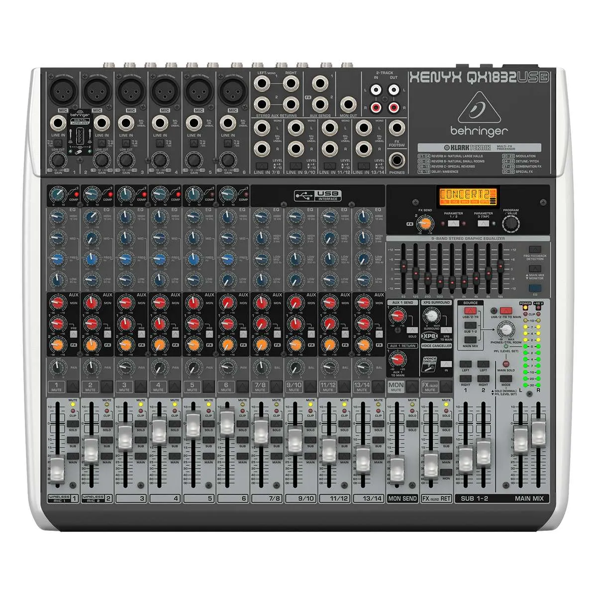 Bàn mixer Behringer Xenyx QX1832USB