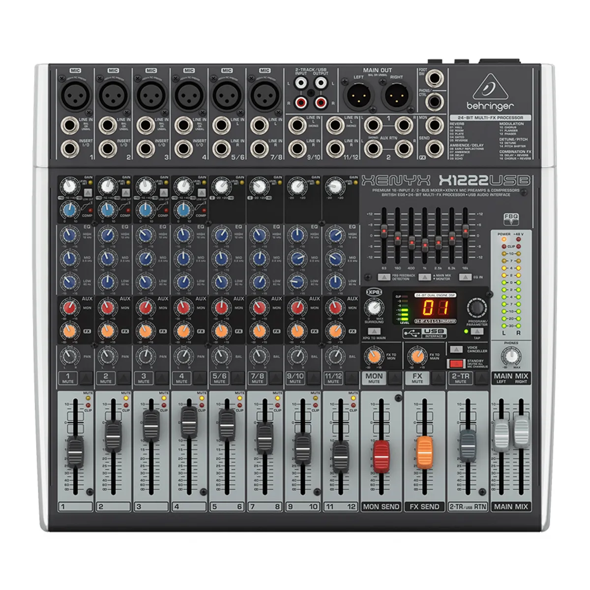 Bàn mixer Behringer Xenyx X1222USB