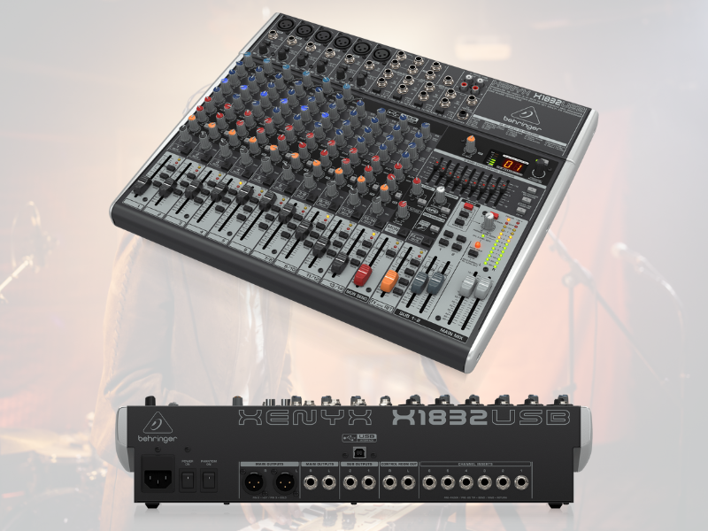 B&agrave;n mixer Behringer Xenyx X1832USB