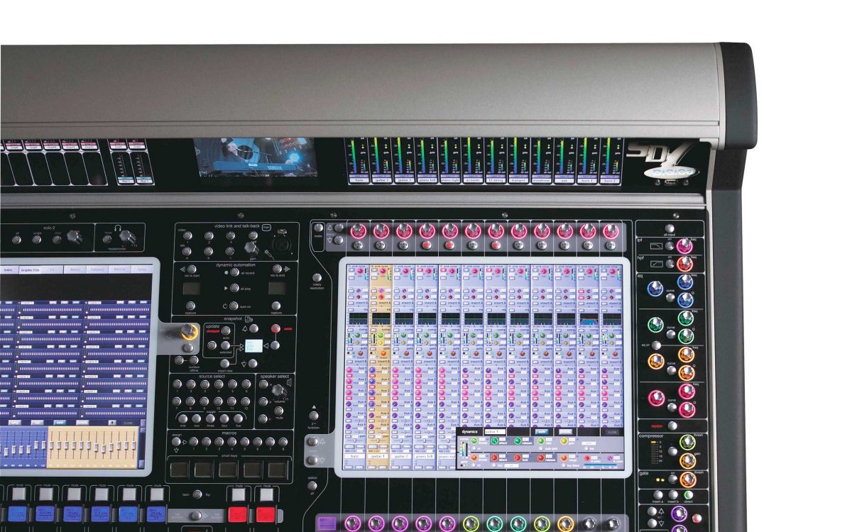 B&agrave;n mixer DiGiCo SD7