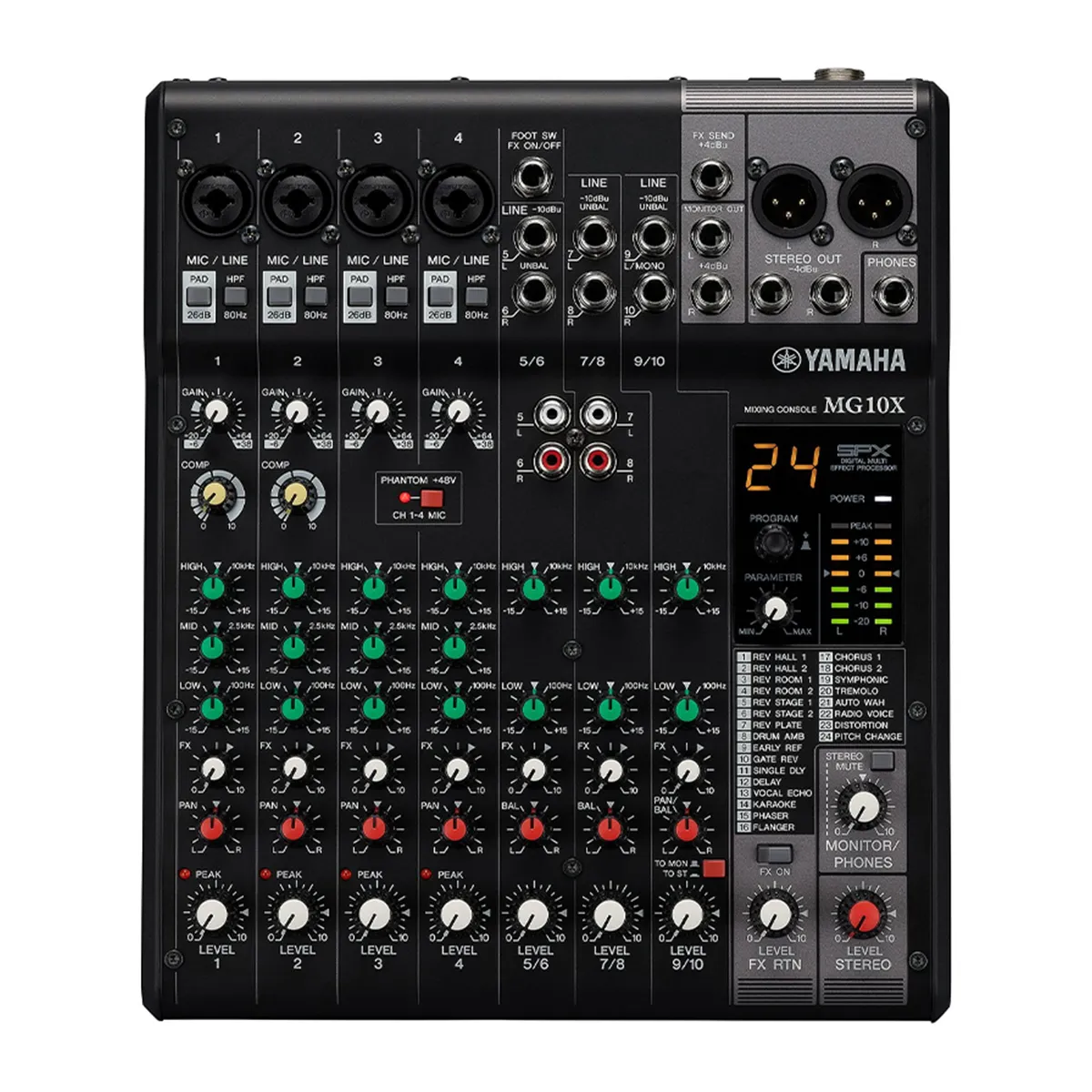 Bàn Mixer Yamaha MG10X CV