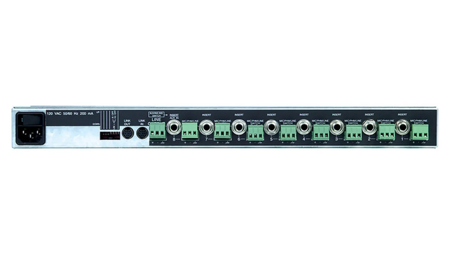 Bàn trộn microphone 8 kênh Shure SCM800E