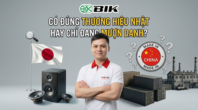 BIK có đúng là thương hiệu Nhật Bản hay chỉ “mượn danh”?