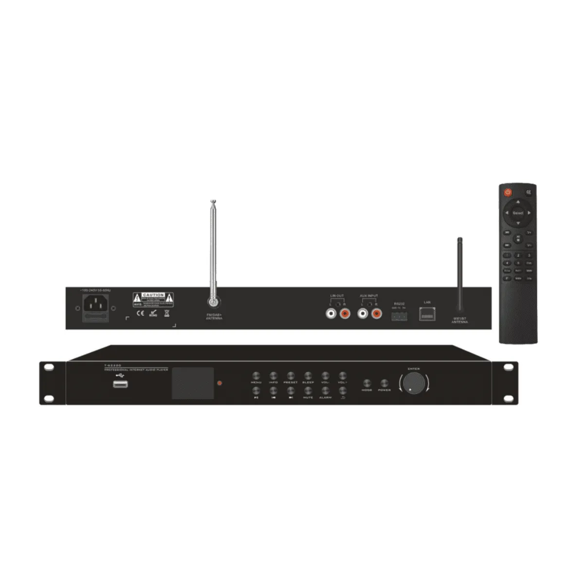 Bộ chuyển đổi âm thanh qua mạng ITC T-6222D