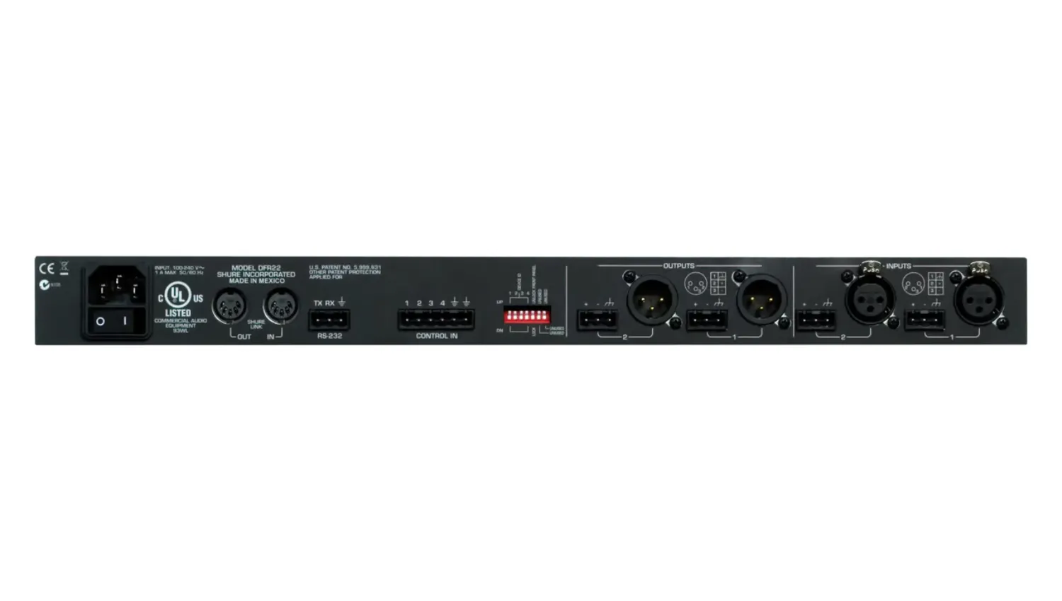 Bộ xử lý âm thanh Shure DFR22 E